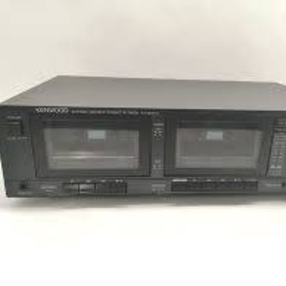 Kenwood Dual Cassette Deck Model KX-644W Vintage Cassette Player